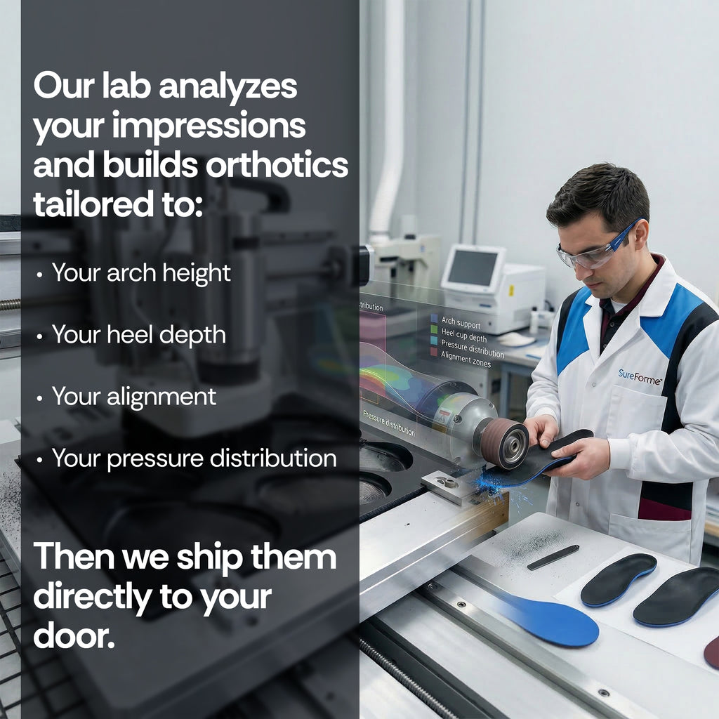 Mobile Orthotics Lab Miko x Sureforme Custom Orthotics
