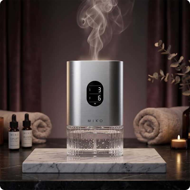 AURA Miko Essential Oil Diffuser | Cool Mist Aromatherapy & Mood Light