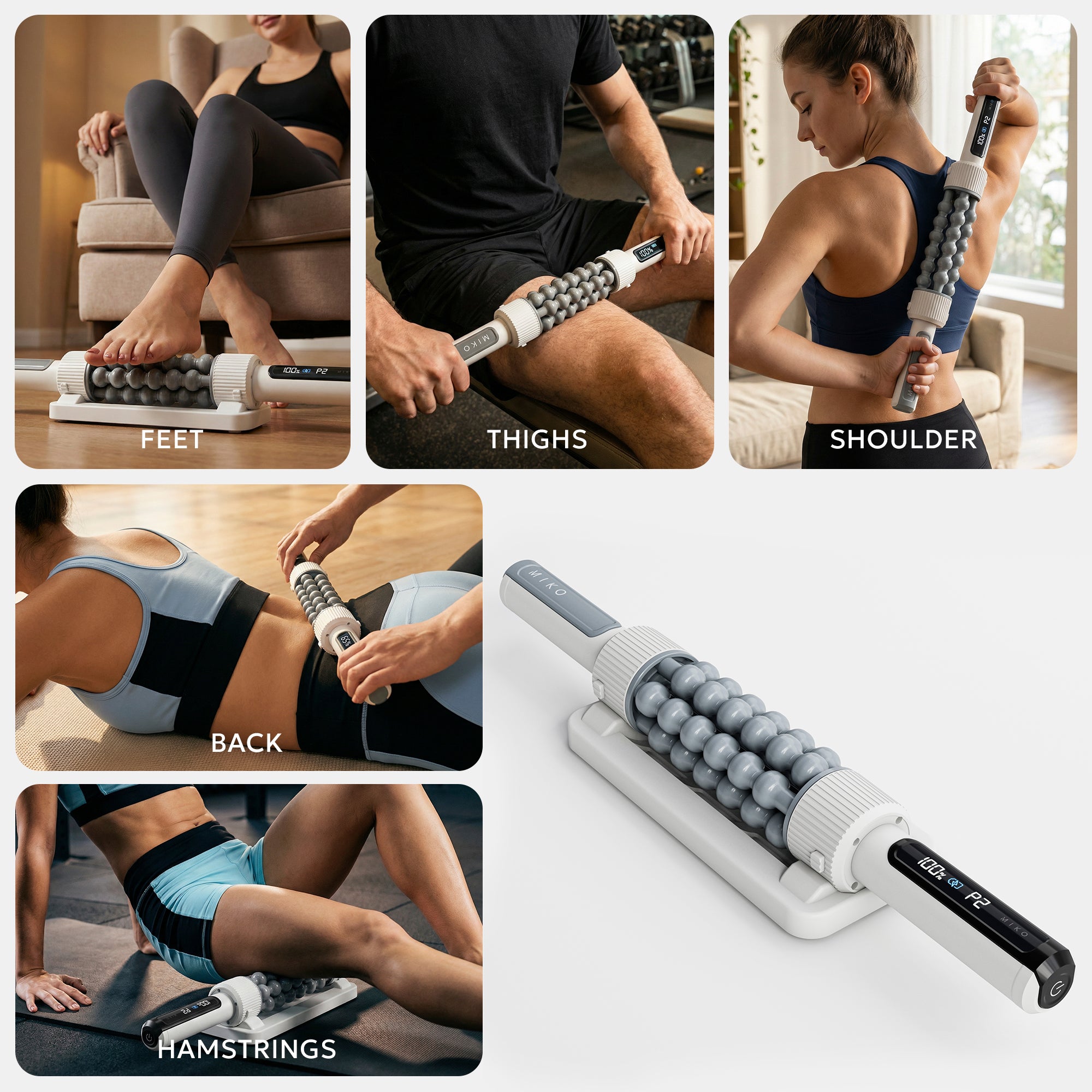 micoページ Miko Swift™ Rolling Percussive Massager