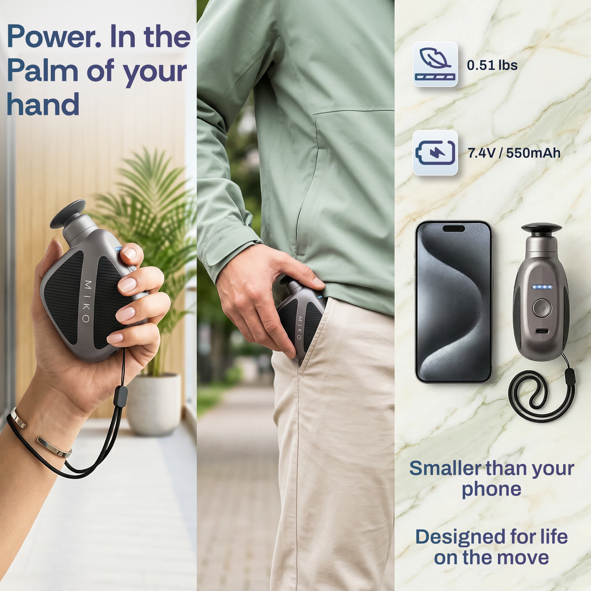 miko Miko Pulse Go™ Massage Gun