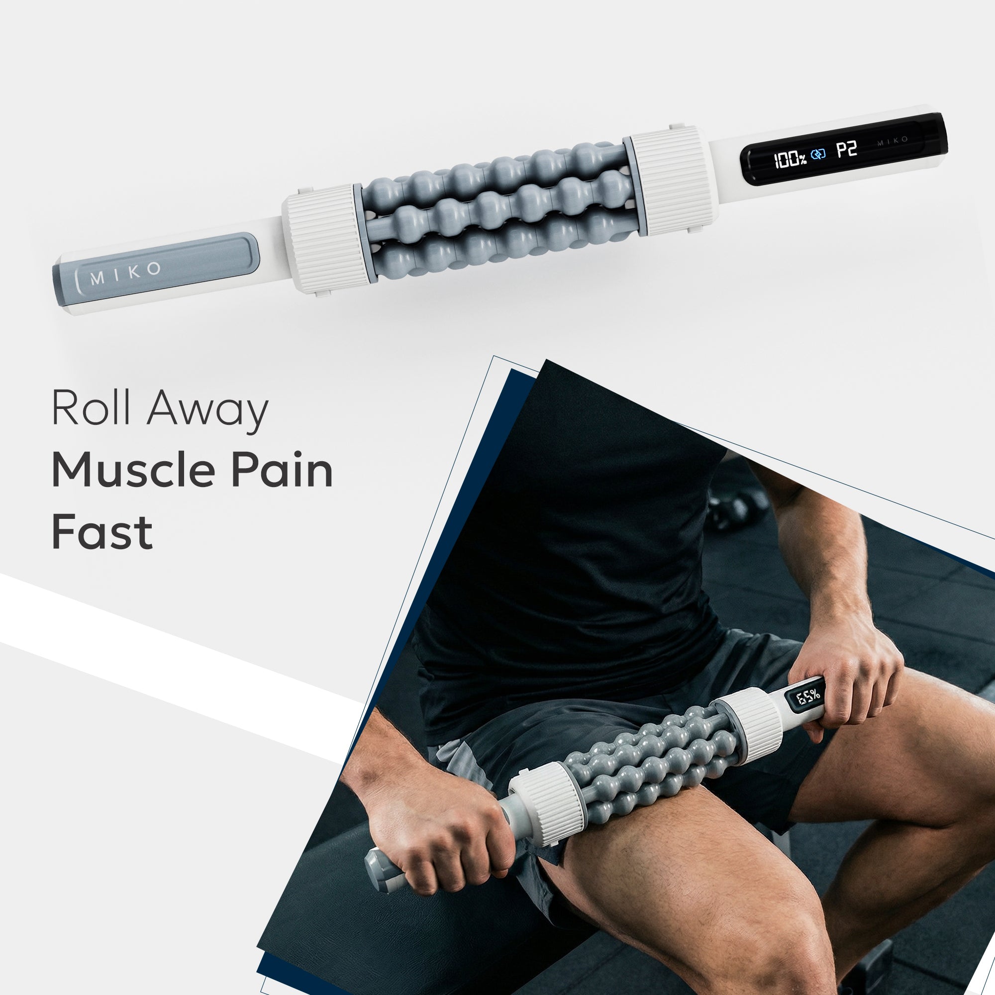 Miko Swift™ Rolling Percussive Massager