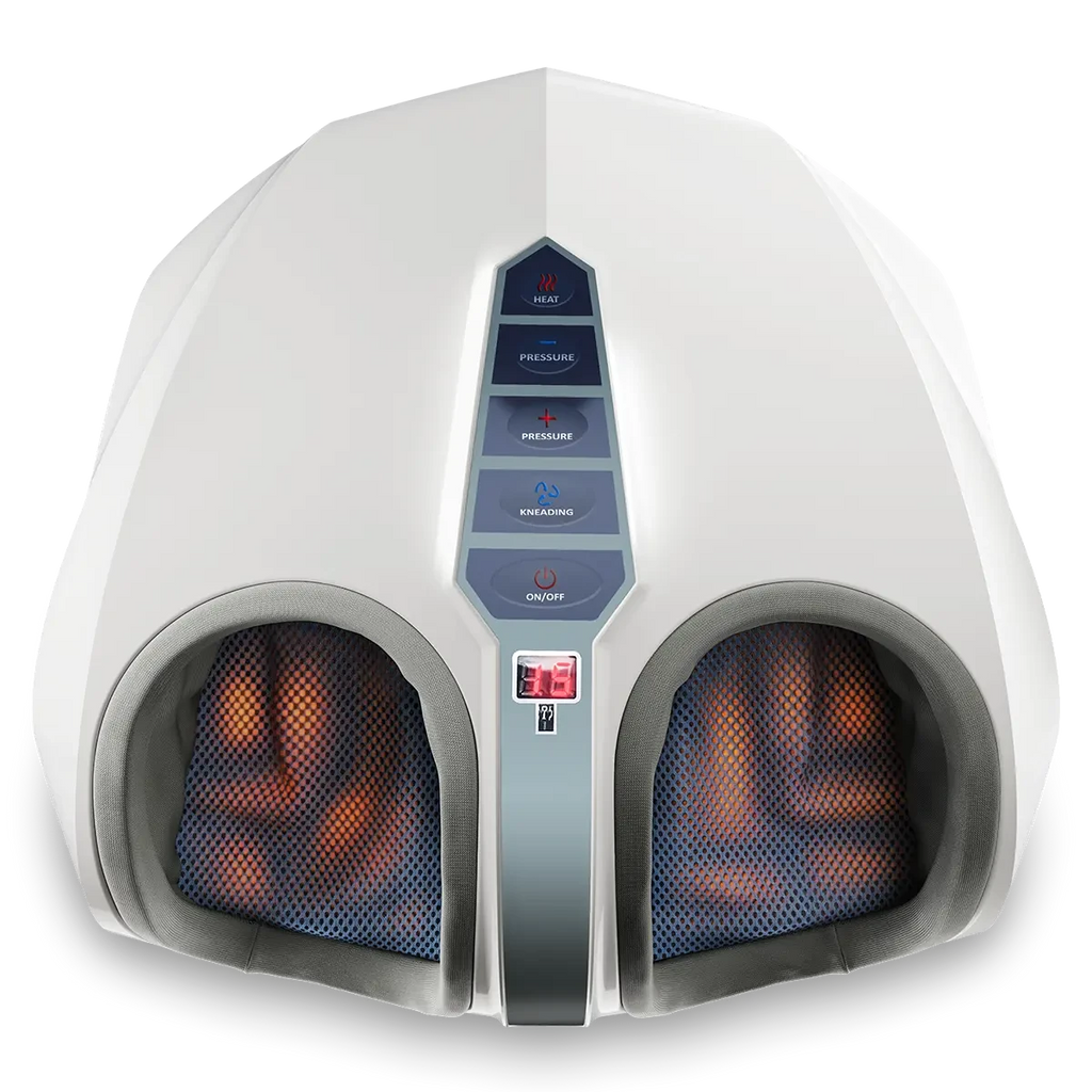 Yoisho white operating heat foot massager